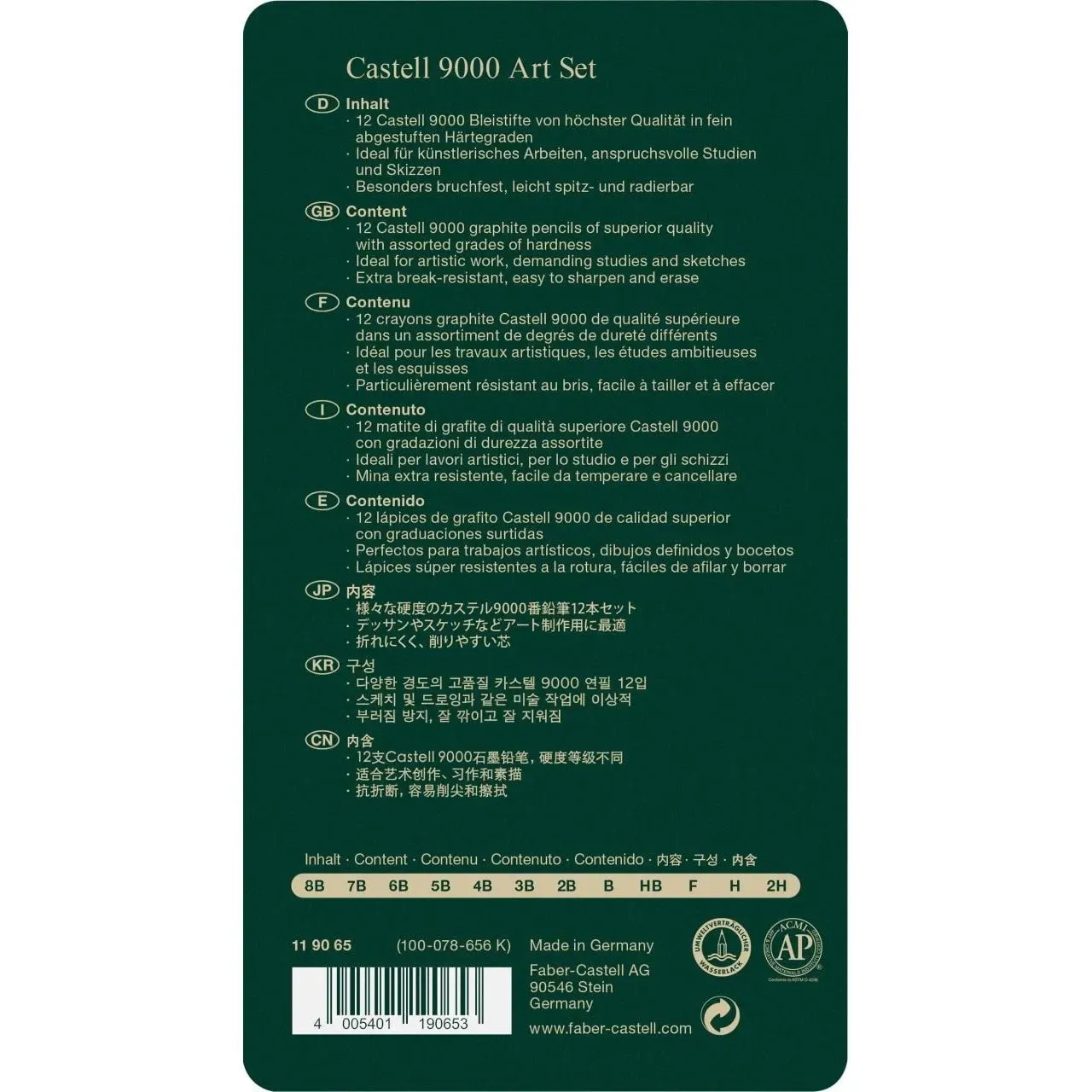 Faber-Castell 12 Castell 9000 Art Set Abb. 3